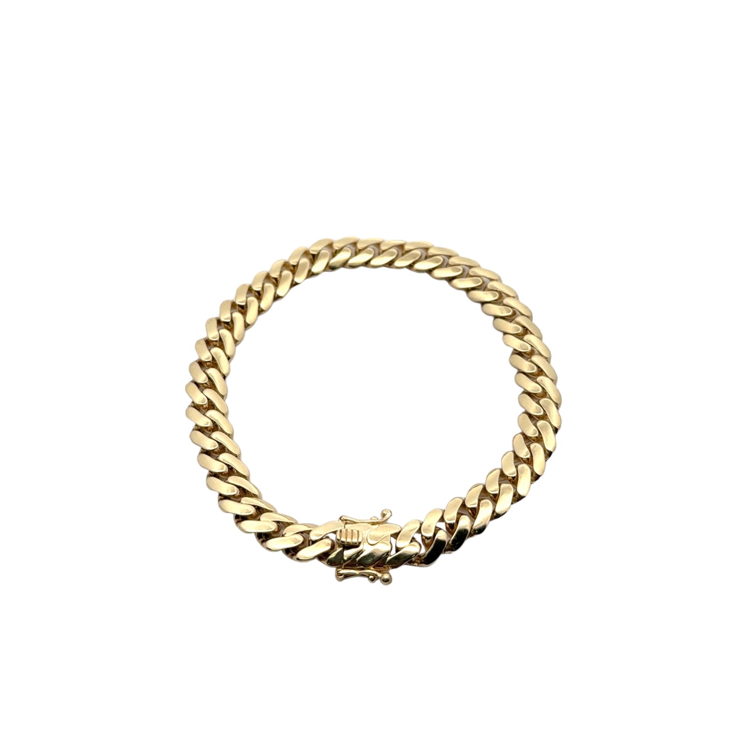 New 14K Miami Cuban Bracelet (8MM). H.J™️