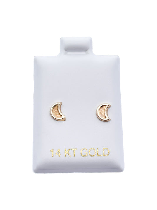 New 14K Moon Earrings H.J™️