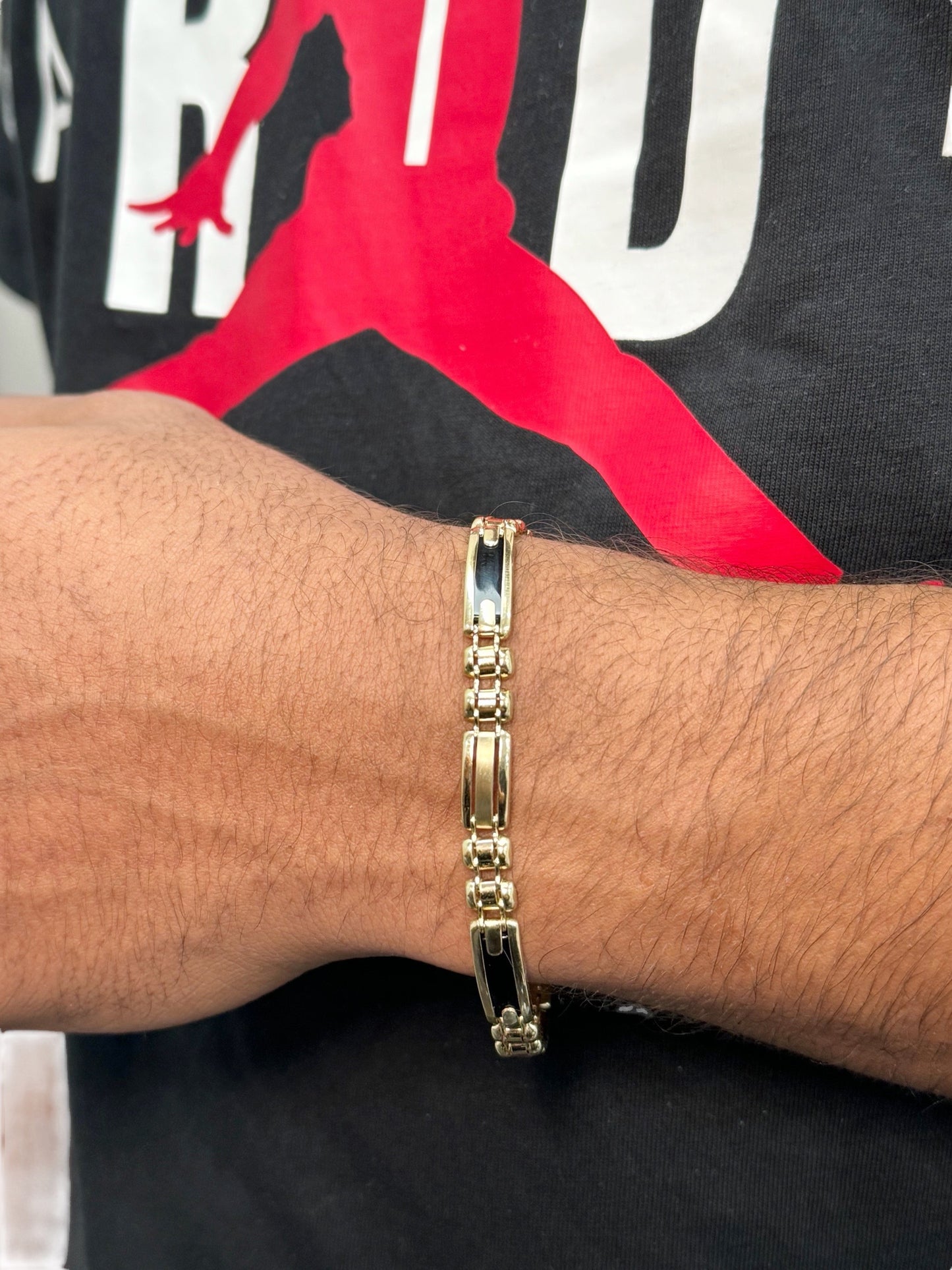 New 14K Men's Bracelet (7.7MM). H.J™️