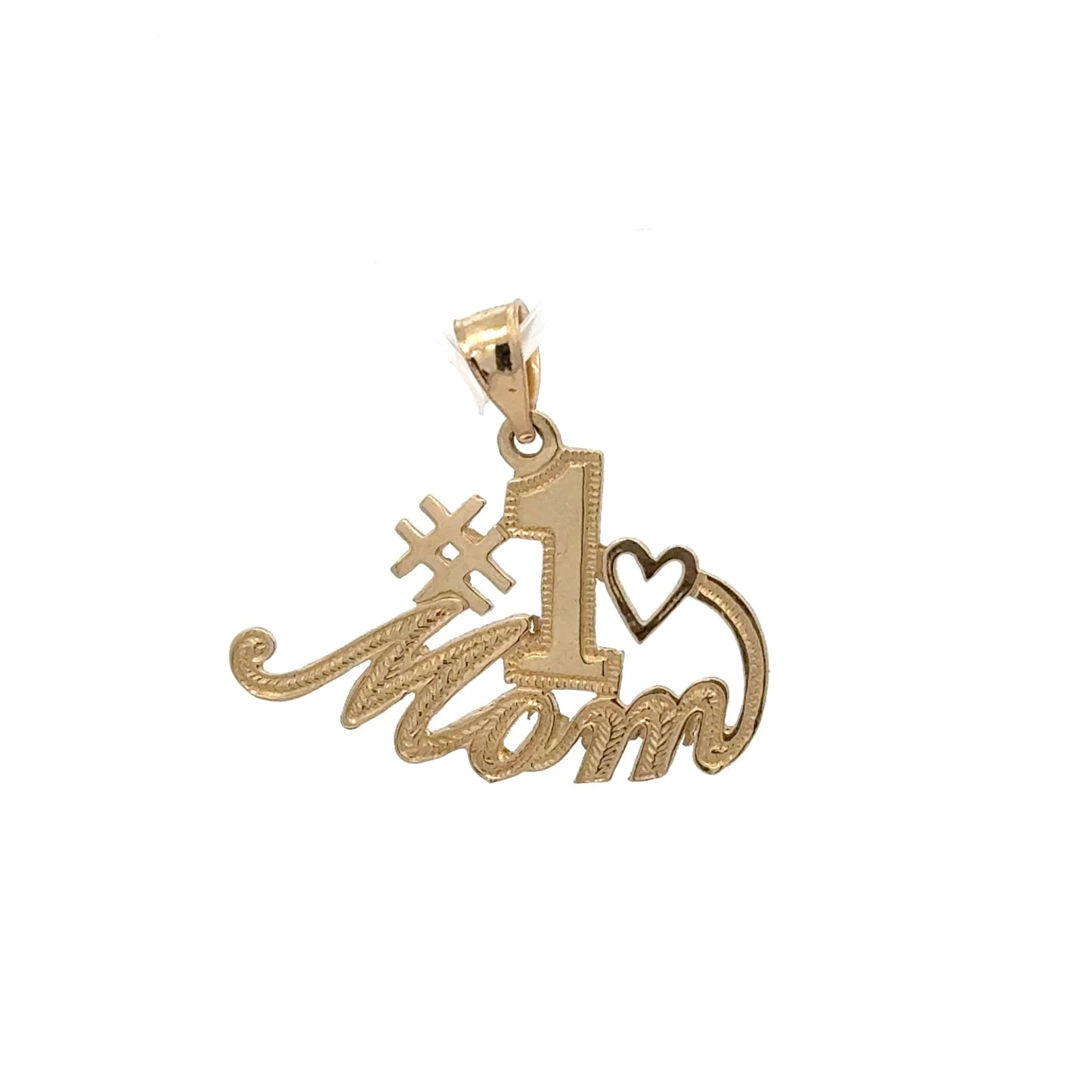 New 14K #1 Mom Pendant H.J™️