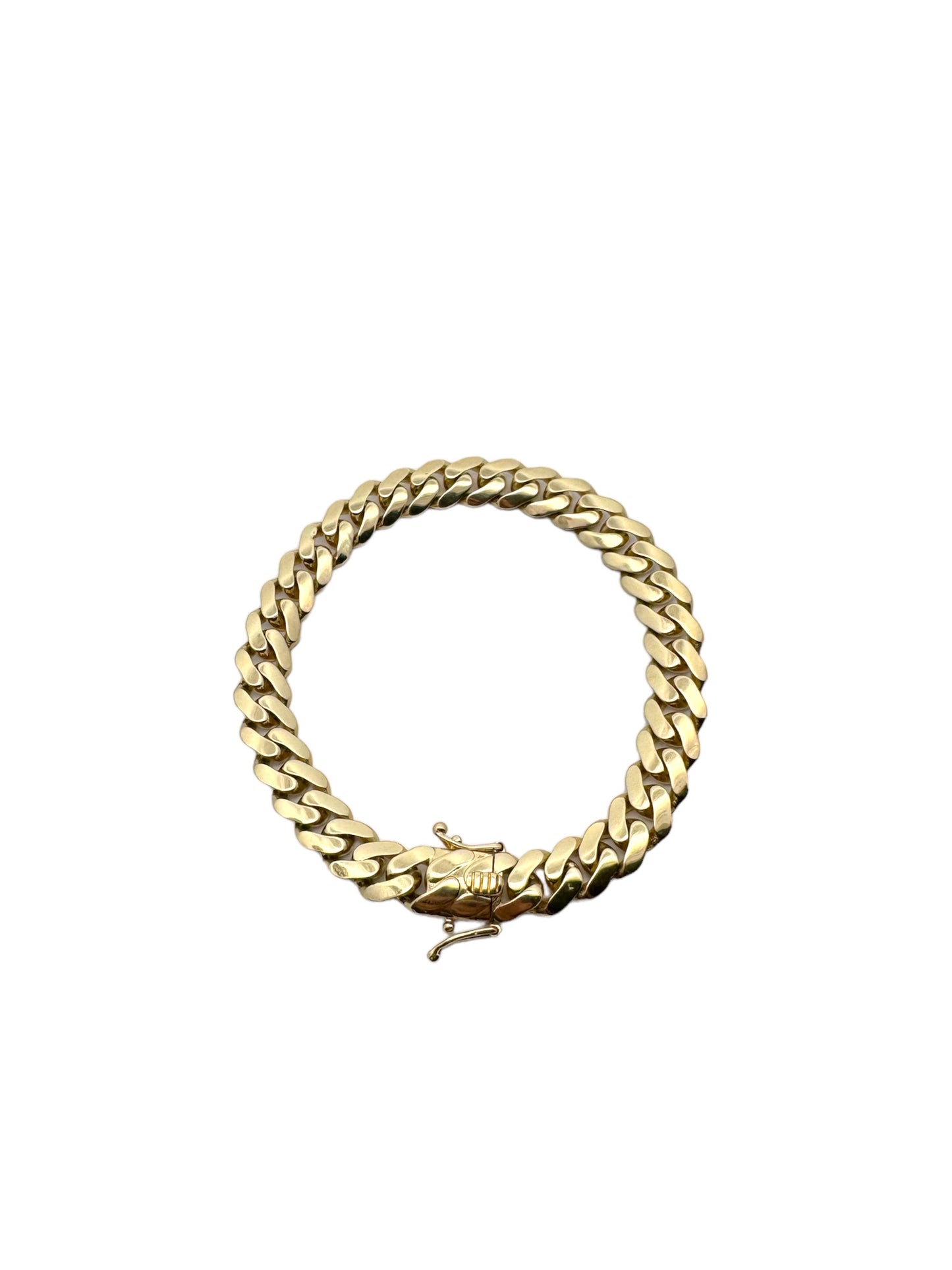 New 14K Miami Cuban Bracelet (7.8MM). H.J™️